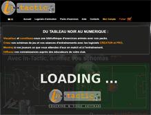 Tablet Screenshot of in-tactic.fr